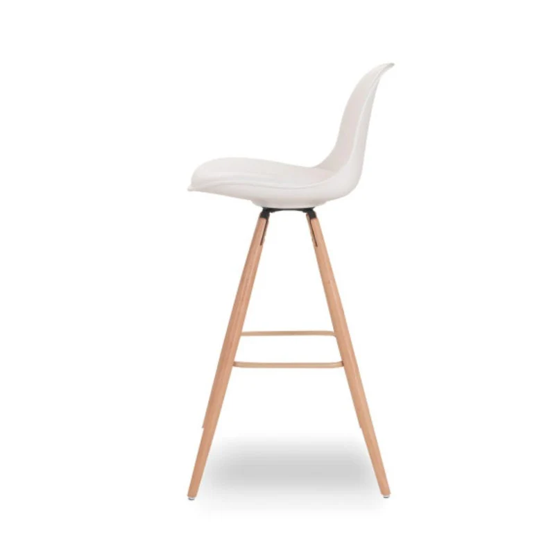 Lot de 2 tabourets Oslo Blanc