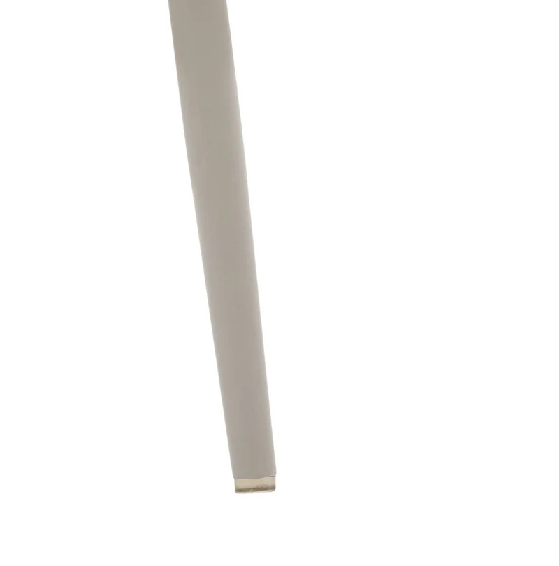 Lot de 2 Chaises KAVE HOME Yunia en velours grosses côtes beige avec pieds en acier finition peinture beige FSC 100%