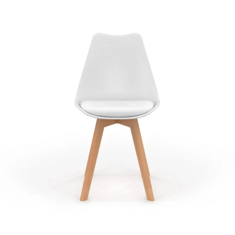 Lot de 4 chaises scandinaves Nordia Blanches