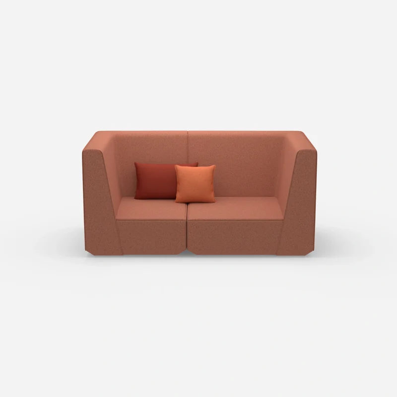 2er Sofa rot