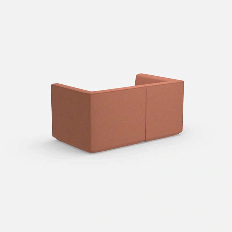 2er Sofa rot