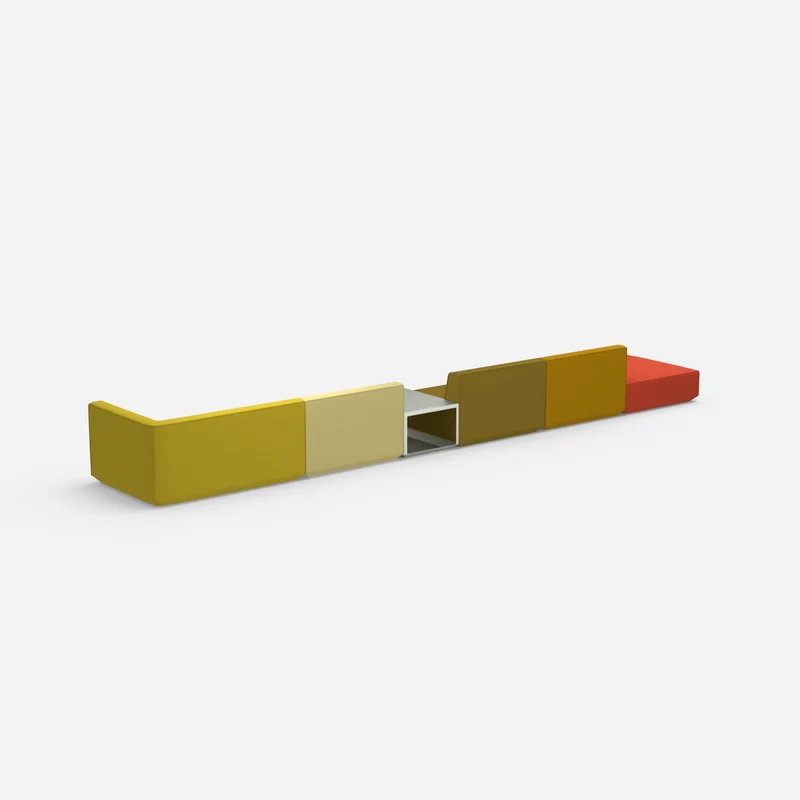 Modulares Sofa minimalistisch