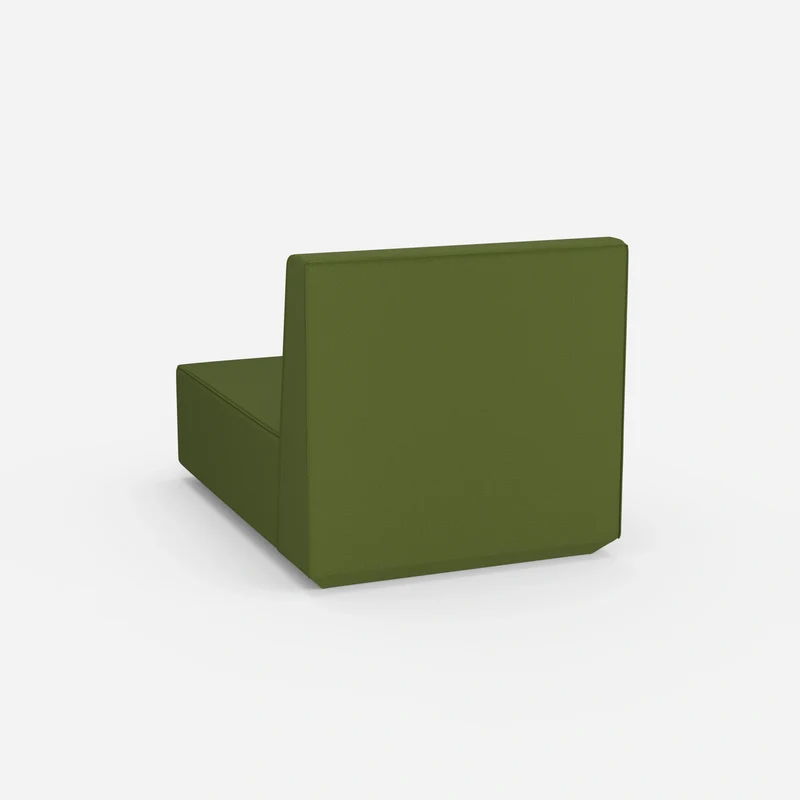 Grüne Recamiere 100 cm breit