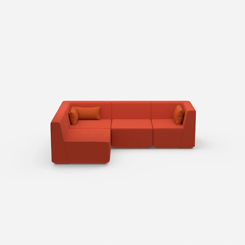 Sofaecke orange