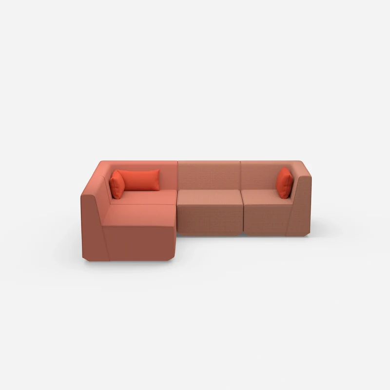 Sofaecke orange