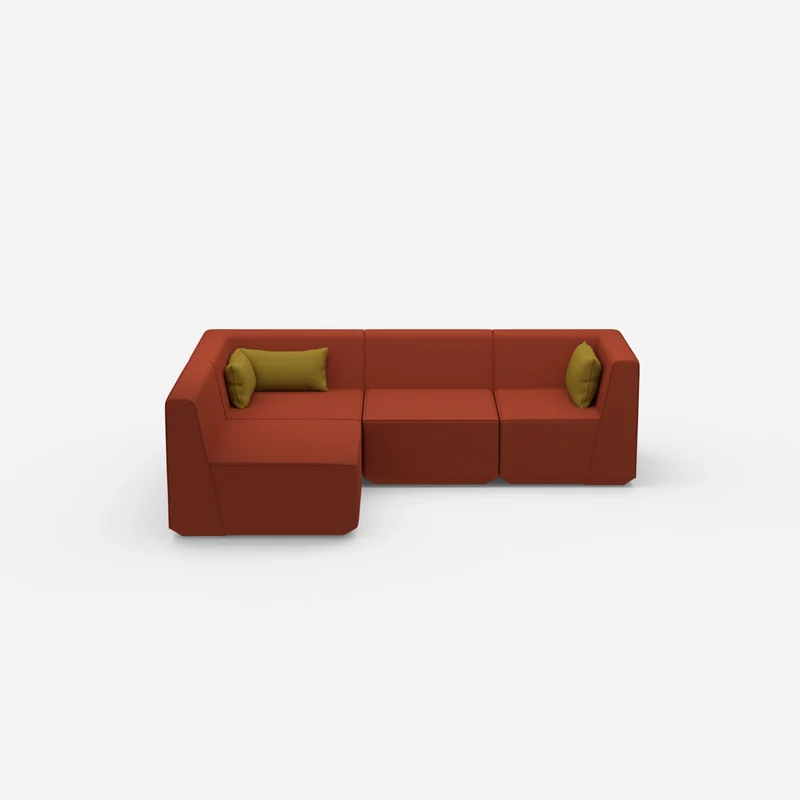 Sofaecke orange
