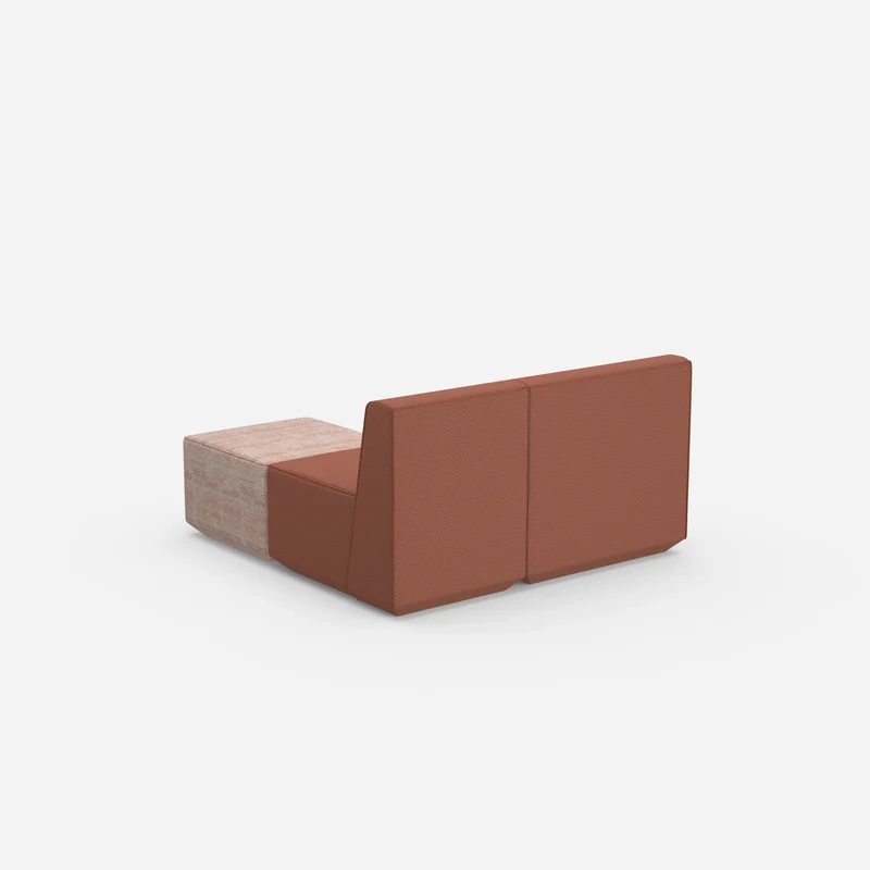 Modulare Eckcouch 140 cm breit