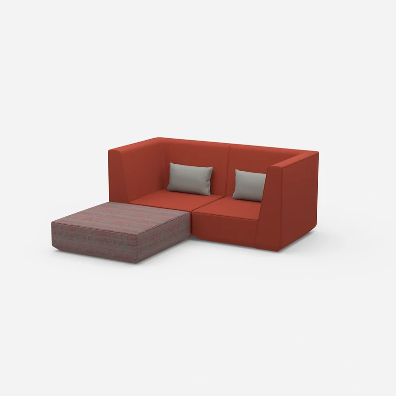 Modulares Ecksofa für kleine Räume