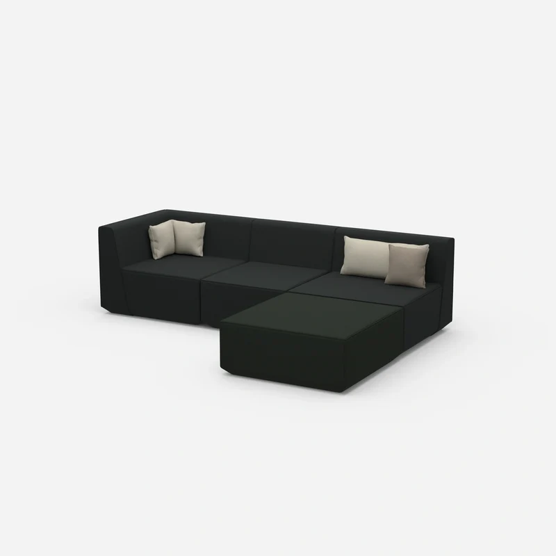 Hochwertiges modulares Ecksofa