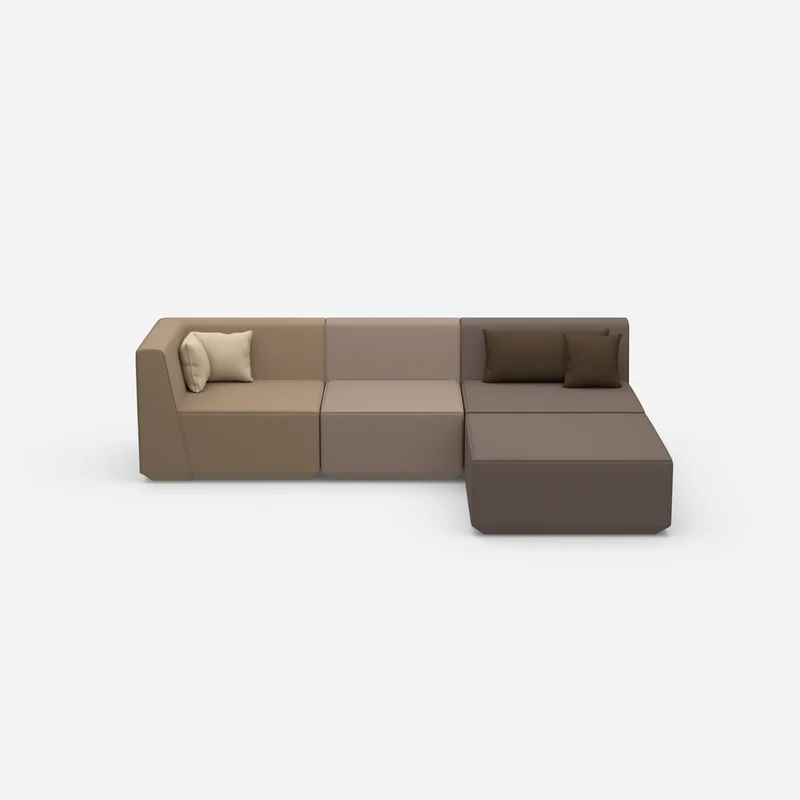 Hochwertiges modulares Ecksofa