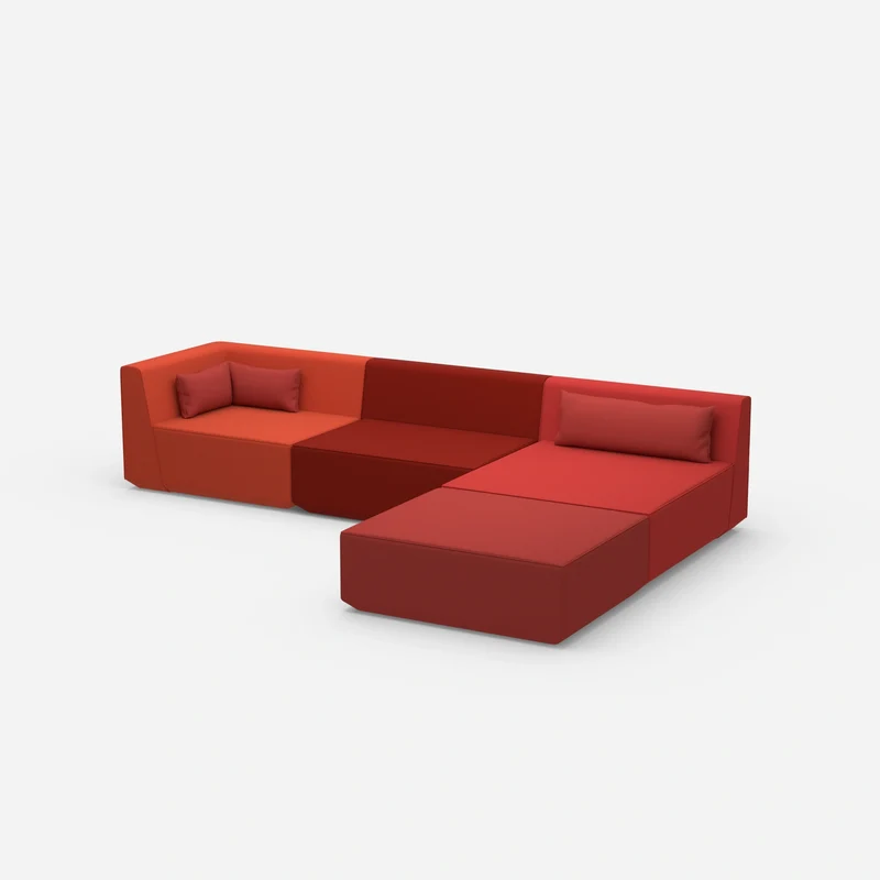 Modulares Ecksofa groß zum Schlafen