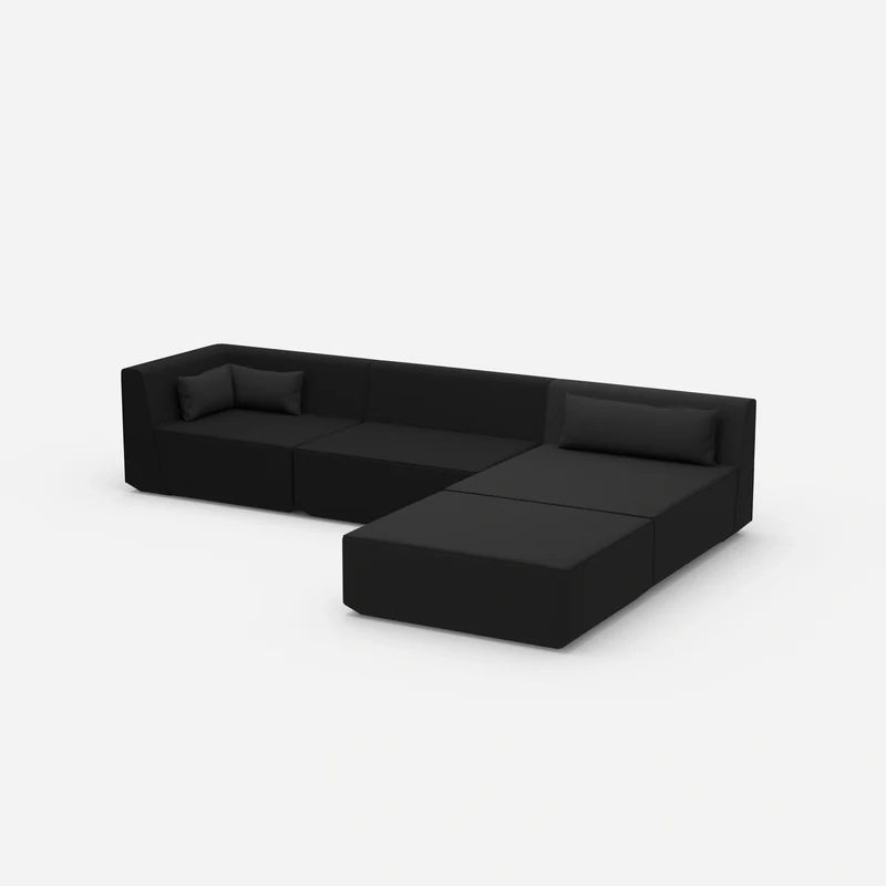 Modulares Ecksofa groß zum Schlafen