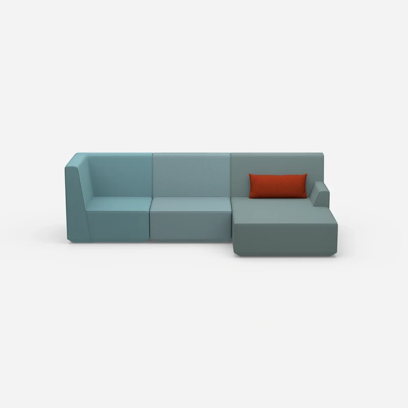 Modernes breites Ecksofa