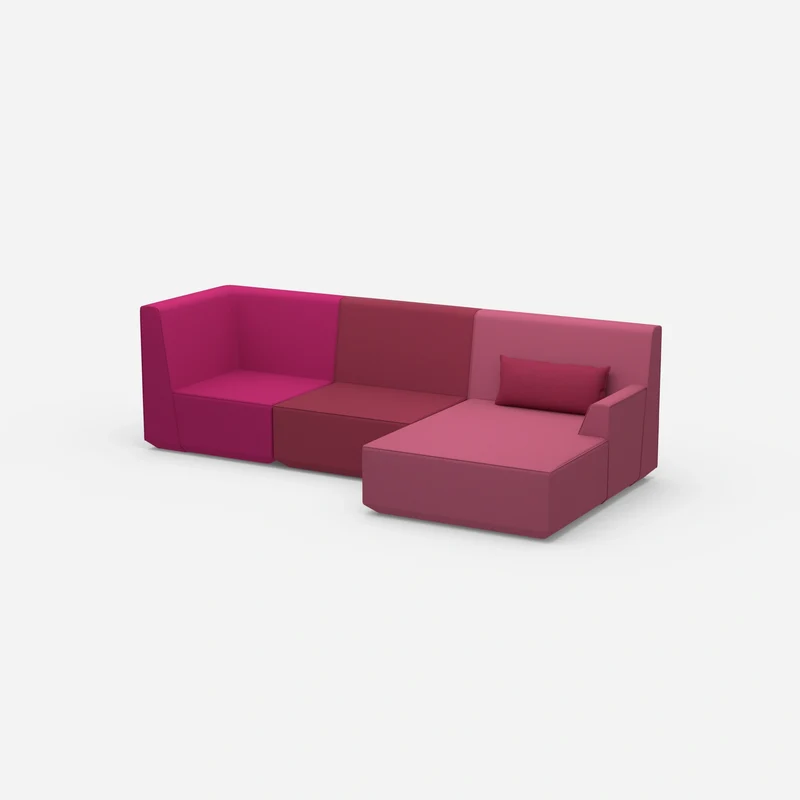 Modernes breites Ecksofa