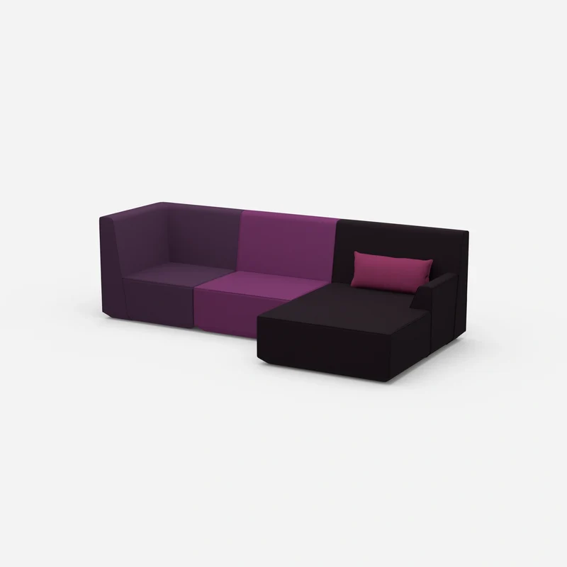 Modernes breites Ecksofa