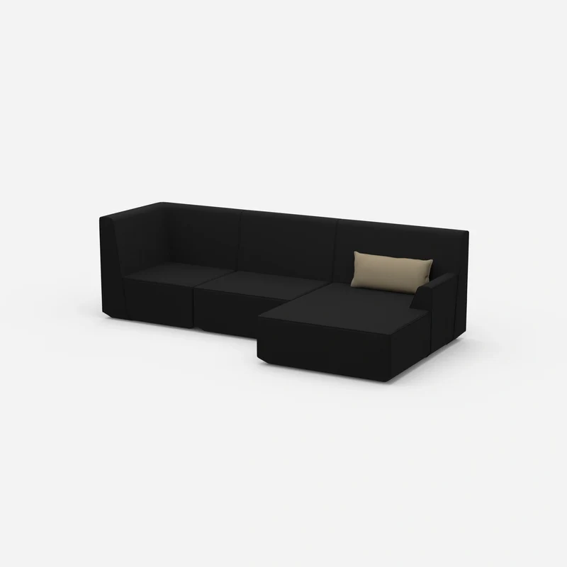 Modernes breites Ecksofa
