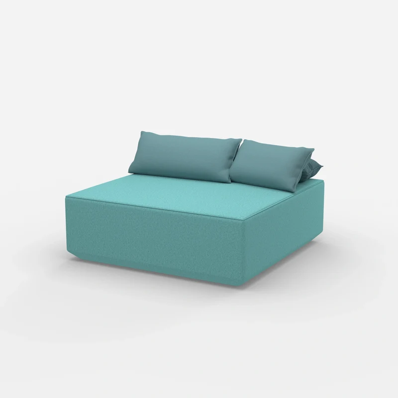 Sitzpouf türkis