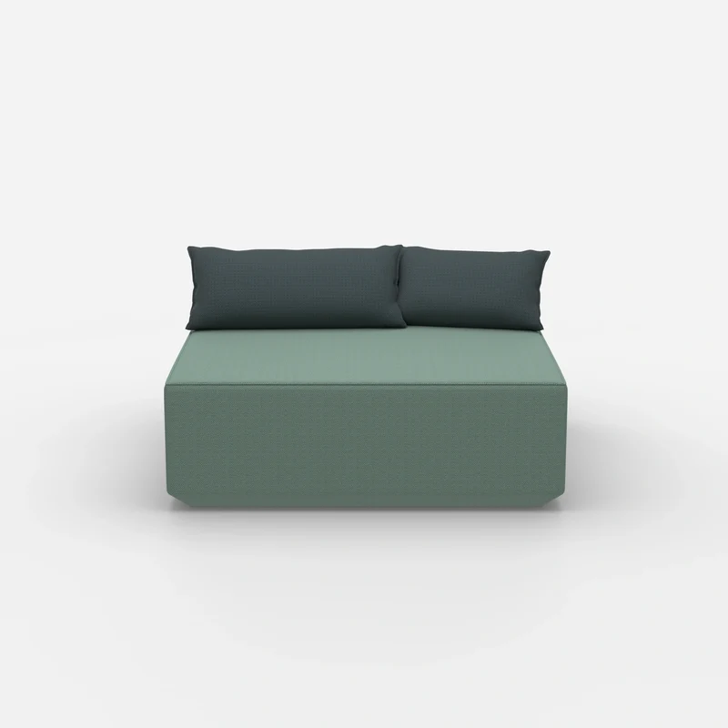 Sitzpouf türkis