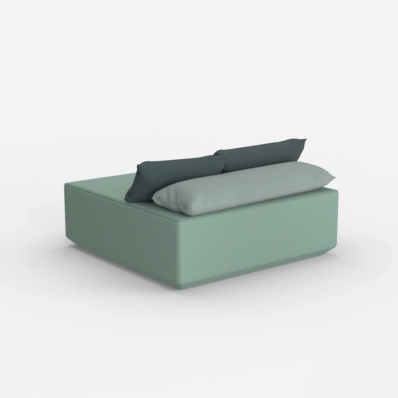 Sitzpouf türkis