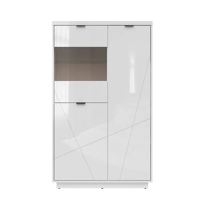 Vitrine 3 portes Sven Blanc