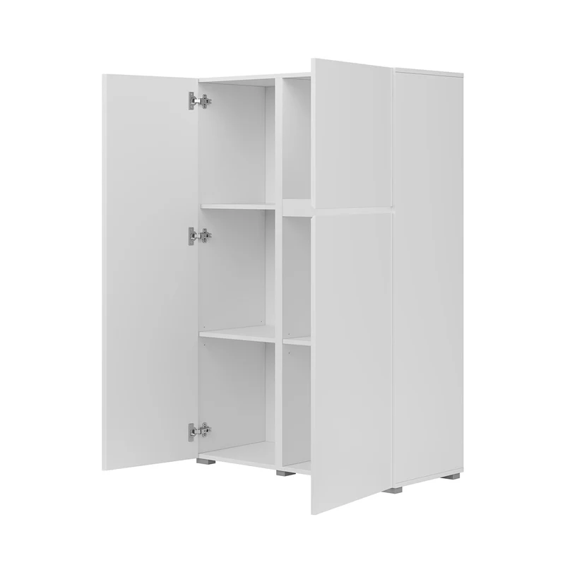 Buffet haut 3 portes Maxis Blanc
