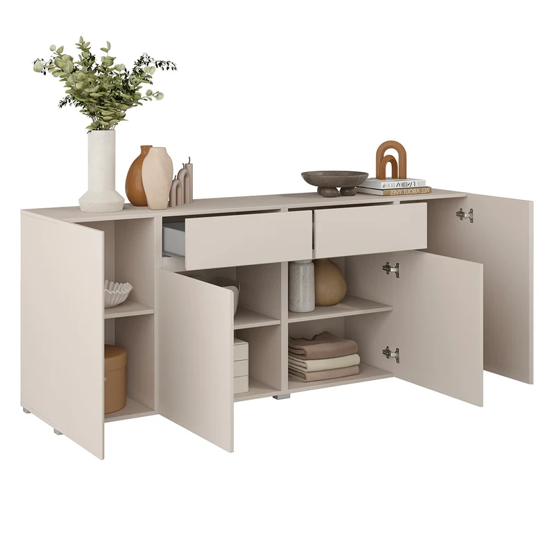 Buffet 4 portes 2 tiroirs Maxis Cachemire