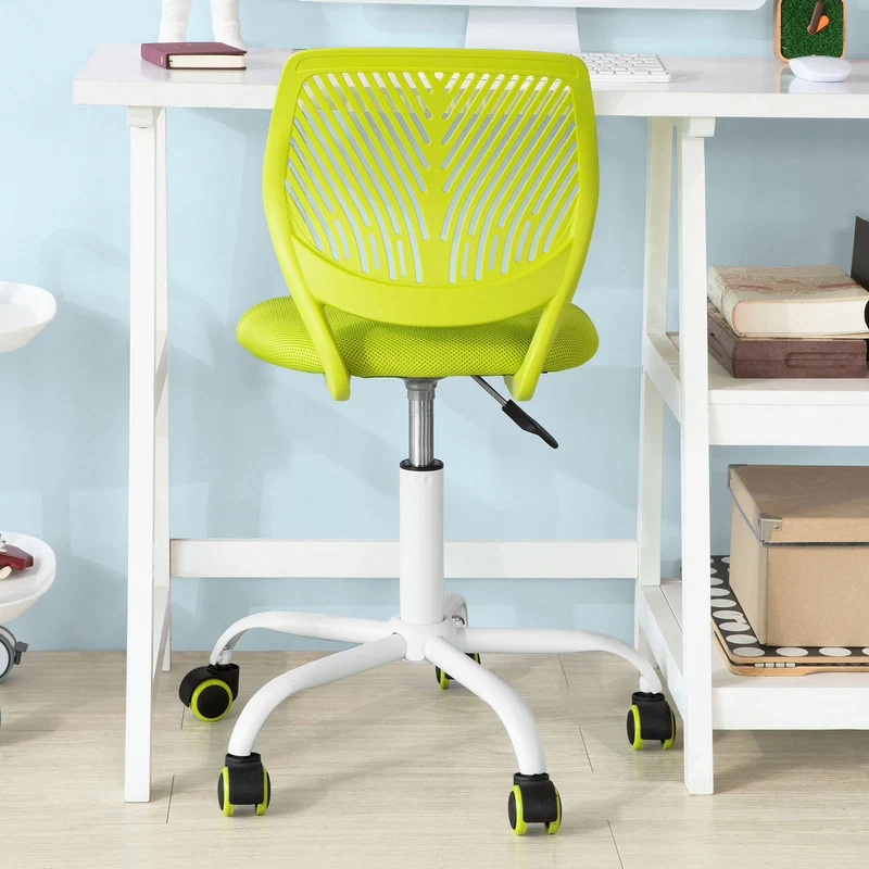 SoBuy FST64-GR Chaise Ergonomique Fauteuil Pivotant Hauteur Réglable