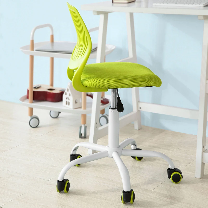 SoBuy FST64-GR Chaise Ergonomique Fauteuil Pivotant Hauteur Réglable