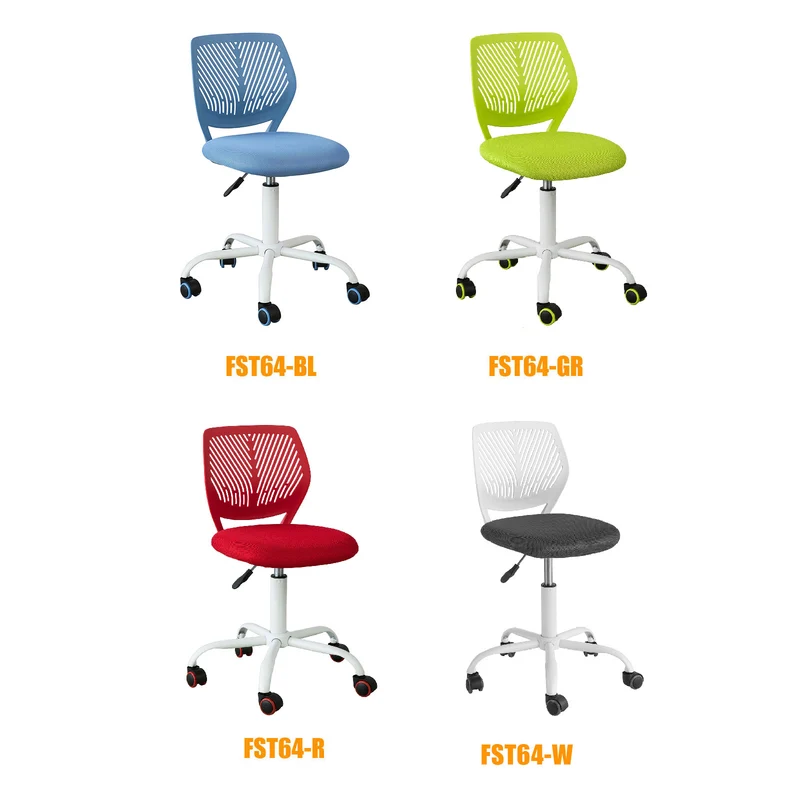 SoBuy FST64-GR Chaise Ergonomique Fauteuil Pivotant Hauteur Réglable