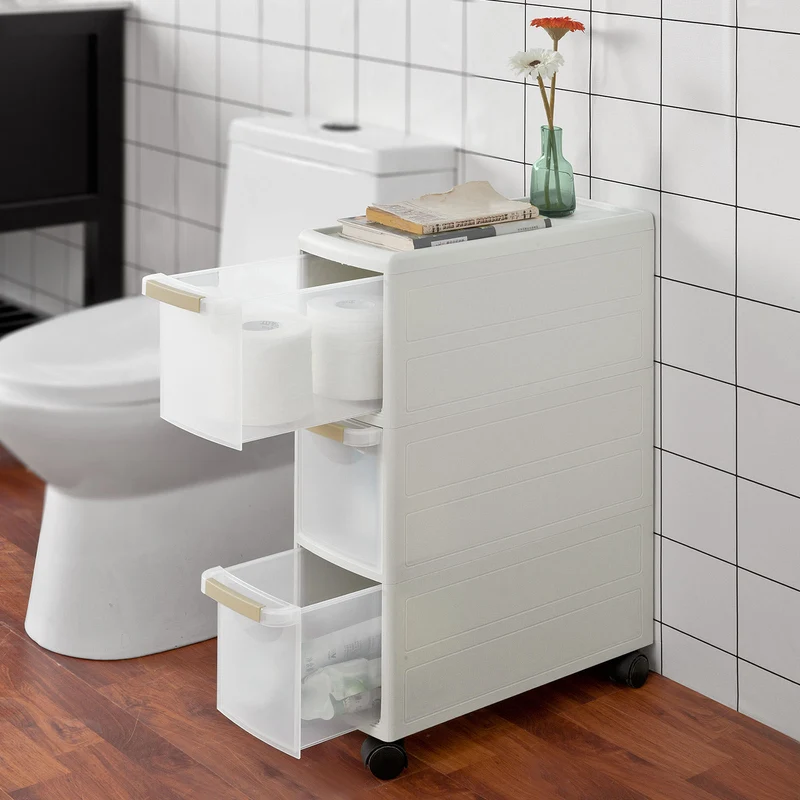 sebuyfr.comG41-K-W Chariot de stockage,Étagère Armoire de cuisine salle de bain