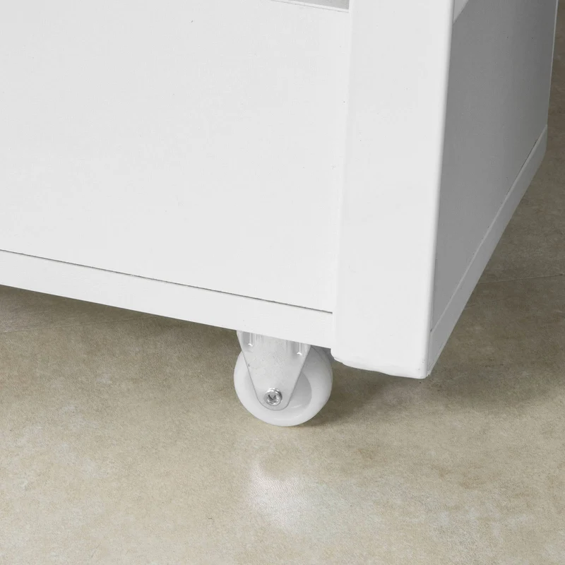 sebuyfr.comG270-W Meuble de Rangement Salle de Bain Support Papier Toilette Meuble WC