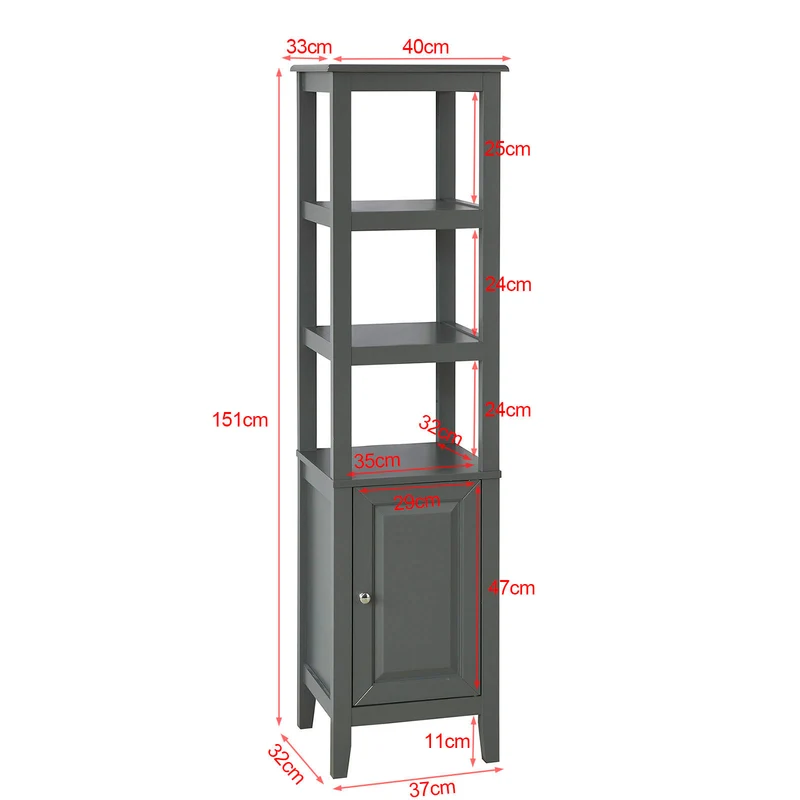 sebuyfr.comG205-DG Meuble Colonne de Salle de Bain Armoire Toilette Haute