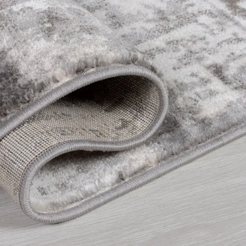 Tapis de couloir vintage Gris 80x300cm