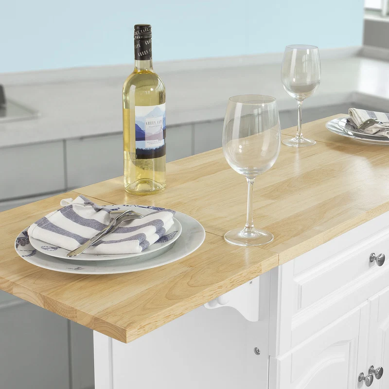 SoBuy FKW36-WN Table roulante Meuble de Rangement pour Cuisine Chariot de Cuisine de Service