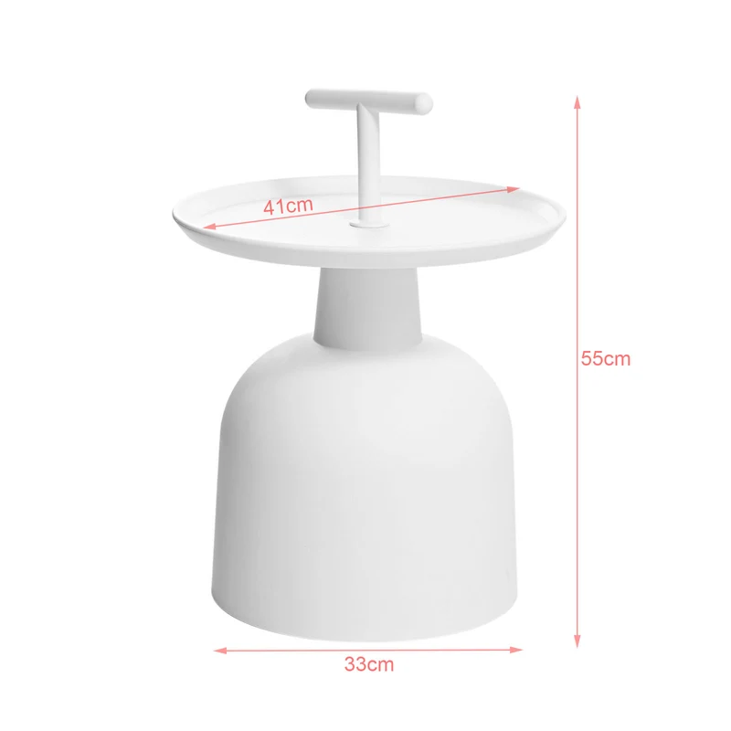 SoBuy FBT72-W Table d’Appoint Design Guéridon Table Basse Table à Café de Haute Qualité