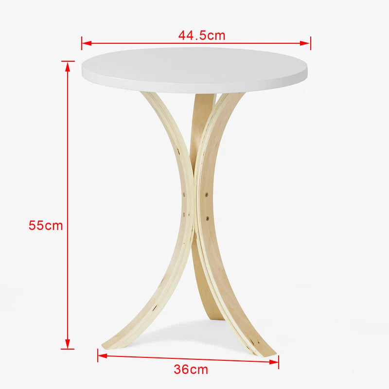 SoBuy FBT29-W Guéridon Table d'appoint ronde 3 pieds Bouts de canapé
