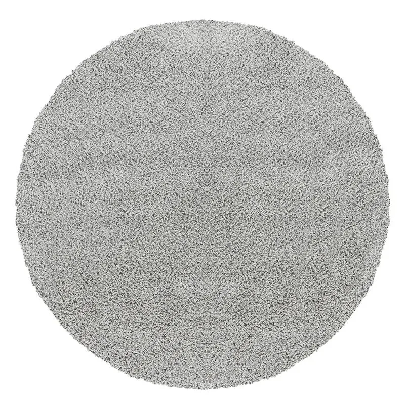 Tapis Shaggy rond Lilly Gris