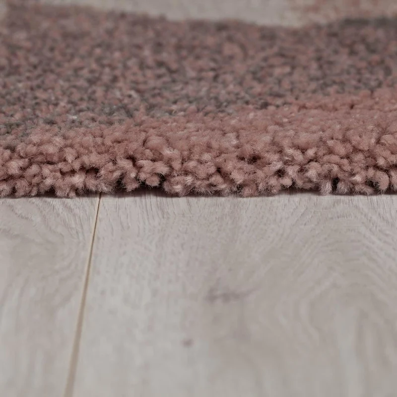 Tapis Shaggy Nuru Rose