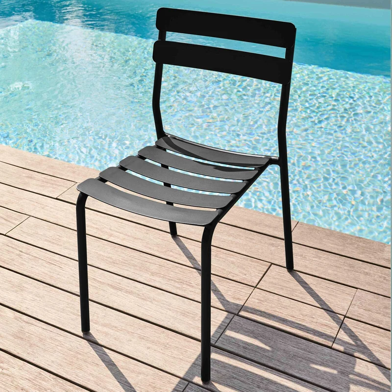 Chaise de jardin Oviala en metal ALMADA