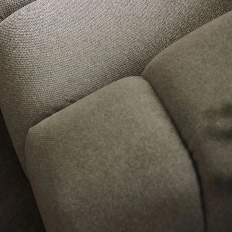 Canapé MICADONI Diana 2 places en velours structuré beige foncé