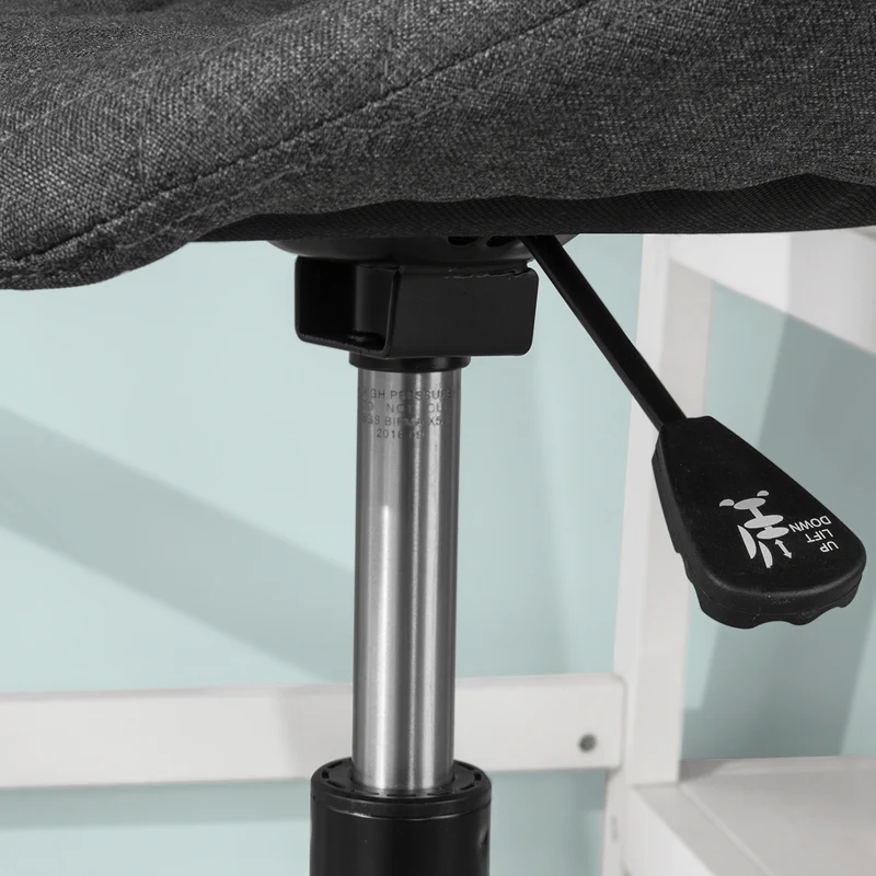 SoBuy FST65-HG Chaise de Bureau Ergonomique Fauteuil Pivotant pour Ordinateur