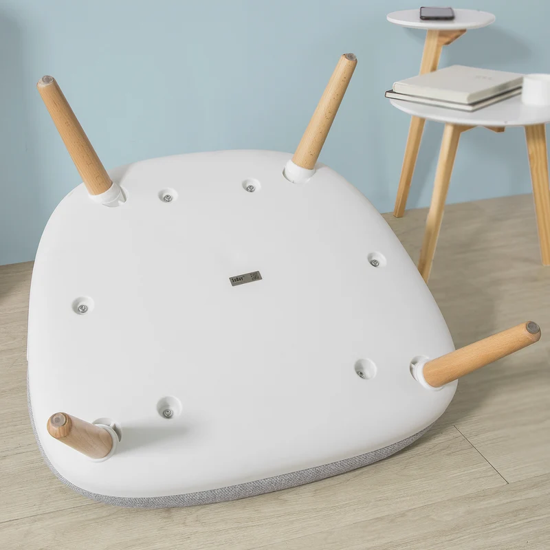 SoBuy FST63-HG Fauteuil Relax avec Repose-Pieds Tabouret Chauffeuse Salon Chambre