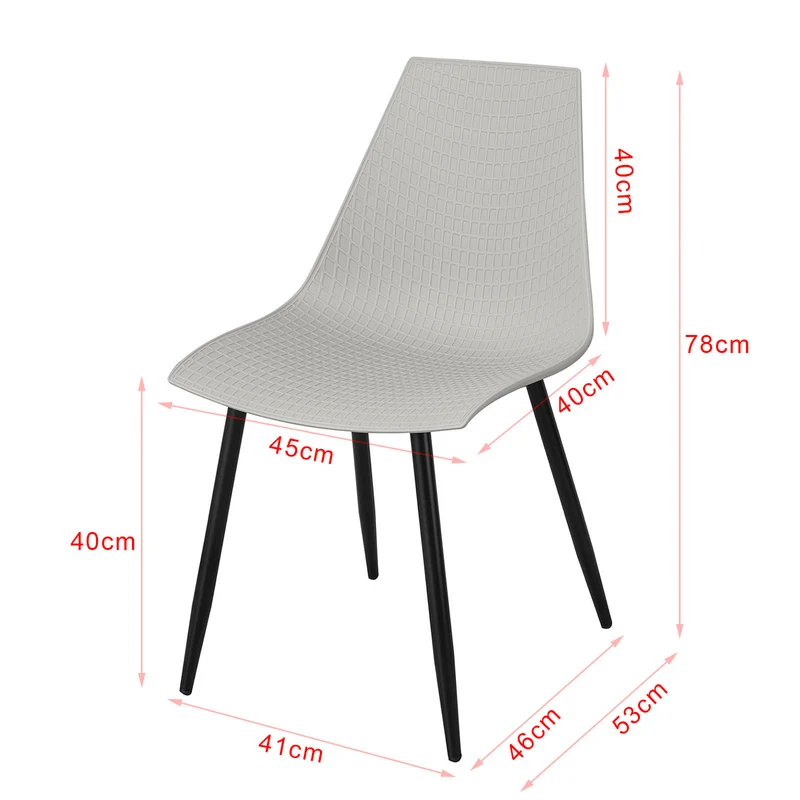 SoBuy FST60-HGx2 Lot de 2 chaises de Salle à Manger Cuisine Salle à Manger