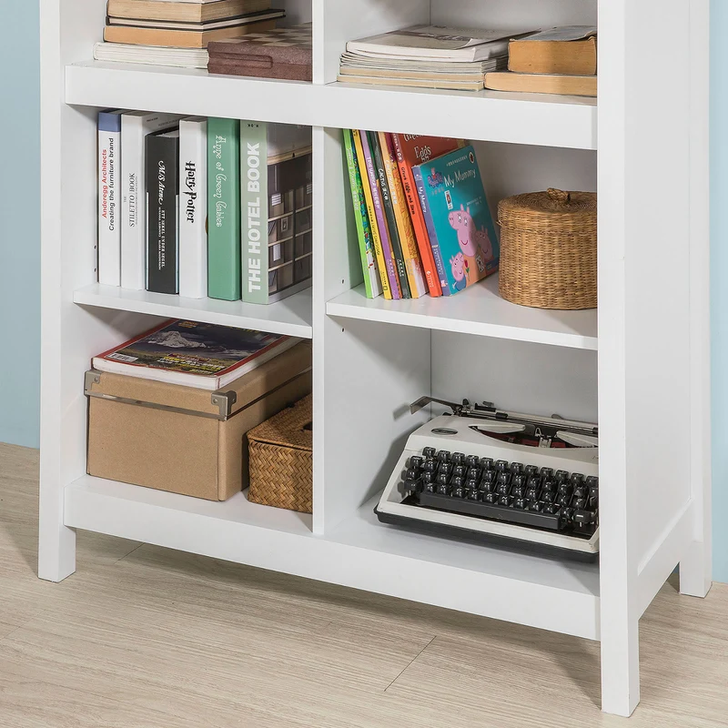 SoBuy FSB15-W Buffet Armoire Meuble de Rangement Étagères