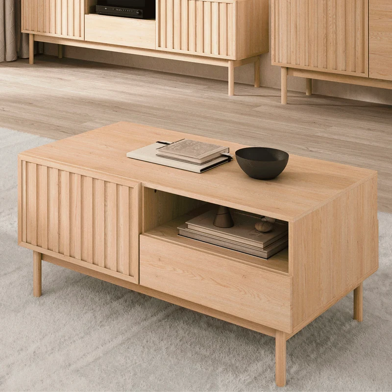 Table basse 4 portes Idor Bois