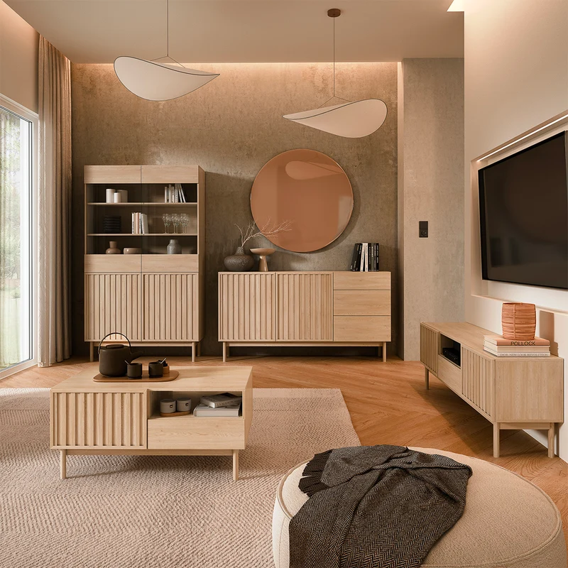 Vaisselier 2 portes Idor Bois