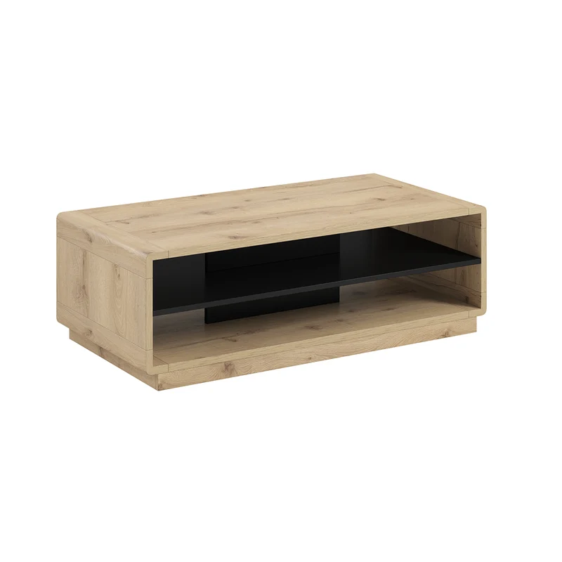 Table basse Raven Noir et Bois