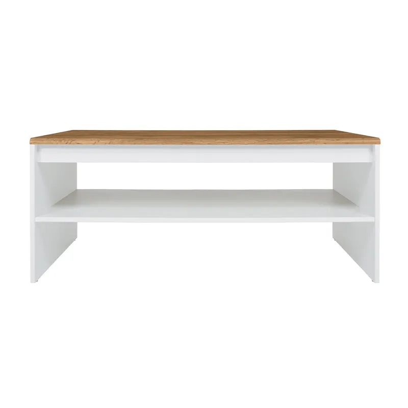 Table basse Hella Blanc et Bois