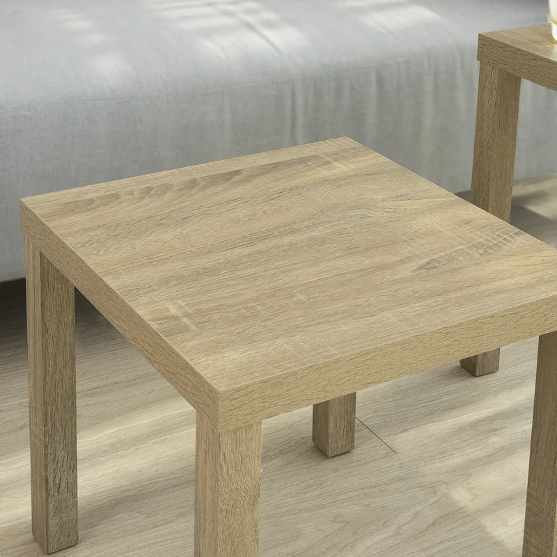 SoBuy FBT83-N Tables Basses Gigognes Table café Table d'Appoint Table Basse de Salon, Set de 2