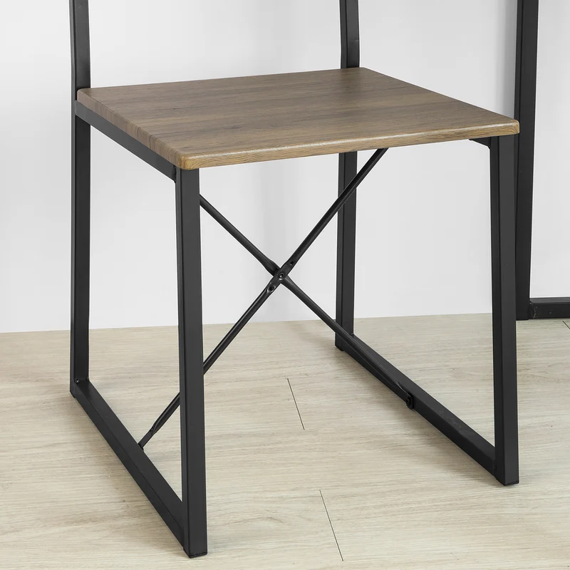 SoBuy FST67x4 Lot de 4 Chaises de Cuisine en Métal Chaises de Salle à Manger avec Dossier Chaise pour Restaurant
